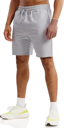 Vista 5 de Ouber Pantalones cortos de entrenamiento de gimnasio de 7 pulgadas para hombre, pantalones cortos de entrenamiento para culturismo, correr