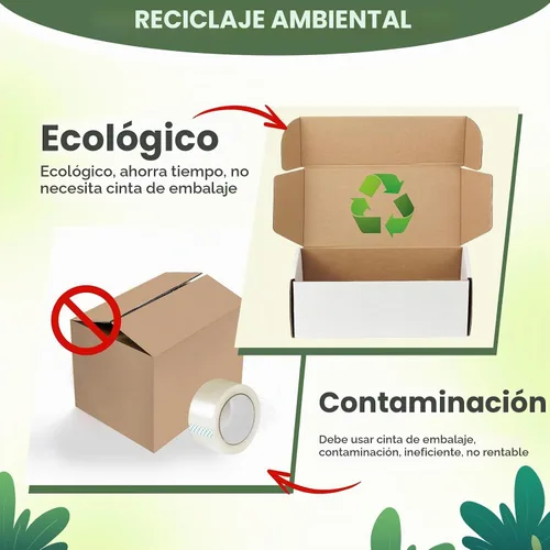 Vista 5 de Juego de 5 cajas de envío de 12 x 9 x 3 pulgadas, caja de cartón corrugado blanco para publicidad