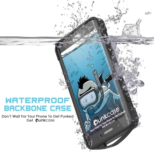 Vista 2 de Punkcase Note FE - Funda impermeable [serie Webster] [ajuste delgado] [certificado IP68] [a prueba de golpes] [a prueba de suciedad]