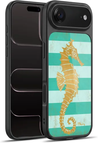 Vista 131 de Head Case Designs Officially Licensed Paul Brent Agate Mermaid Coastal Gel Armor Case [Military Grade Drop Protection] Compatible with Apple iPhone