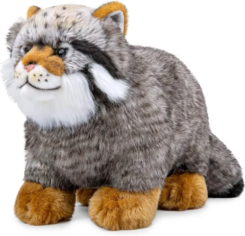 Vista 10 de Gato corto británico de peluche, gato gris de peluche de 11 pulgadas, juguete suave para niños (gato británico de pelo corto 2)
