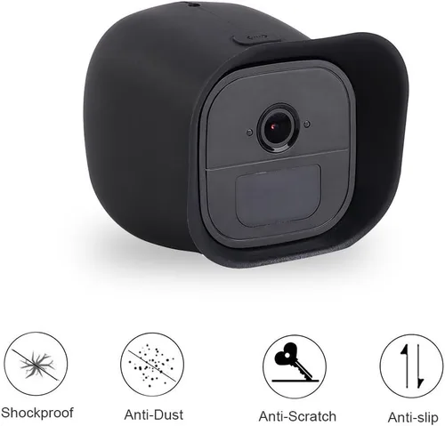 Vista 3 de Fundas protectoras para Arlo Go by HOLACA - Juego de 2 fundas de silicona para Arlo Go Mobile HD Wireless Free Camera Arlo Go Smart Security