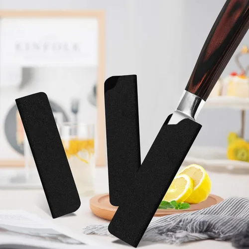 Vista 7 de XYJ Protectores universales para cuchillos de 3.5 pulgadas, juego de 3 piezas de cuchillo de cocina para cocinero, funda para cuchillo, cubierta