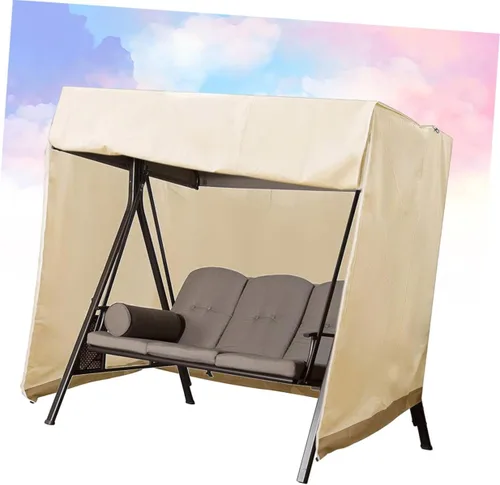 Vista 4 de Cubierta impermeable para silla de patio, cubierta protectora para columpio al aire libre, fácil de limpiar, columpio de jardín c