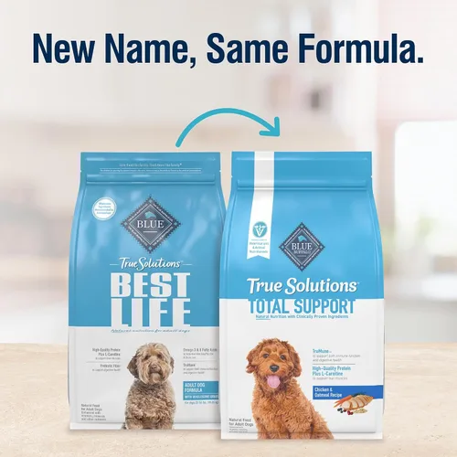 Vista 2 de Blue Buffalo True Solutions Total Support - Alimento seco natural para perros adultos, pollo, bolsa de 4 libras
