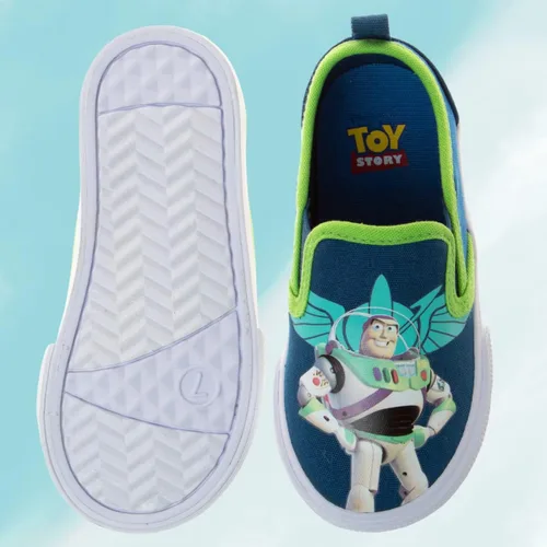 Vista 5 de Josmo Mickey Mouse Toy Story Paw Patrol Zapatos Buzz Lightyear Chase Marshall - Tenis de lona para niños pequeños (niños pequeños) (talla 5-12)