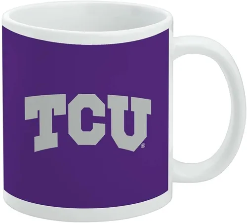 Vista 290 de Taza de cerámica con el logotipo principal de la Universidad Rider, taza de regalo novedosa para café, té y bebidas calientes, 11oz, blanca