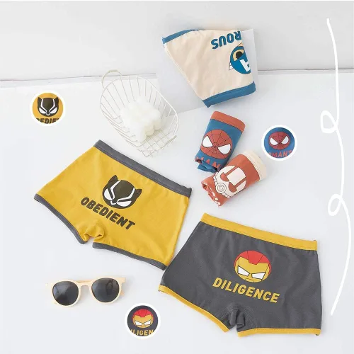 Vista 5 de CLJFLHCC Pantalones para niños, ropa interior con imagen de superhéroe
