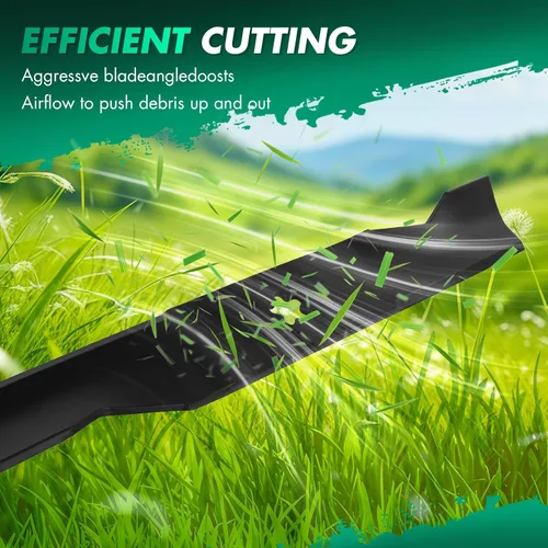 Vista 2 de SCITOO Lawn Mower Blade, 48 inches Blades Compatible for Ariens 21547939 for AYP 173920, 180054, 512258301, 532180054, 539107519 for Craftsman 24679
