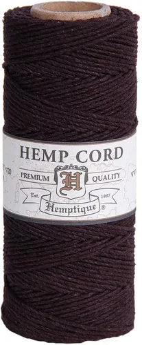Vista 23 de Hemptique - Carrete de cordón de cáñamo 100 % - 62.5 m de hilo de cáñamo - Hecho con amor - Hilo de cordón de 20 ~ 1 mm para hacer joyas, macramé