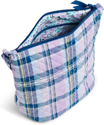 Vista 4 de Vera Bradley - Bolsa cruzada de algodón para mujer