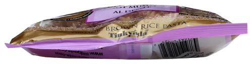 Vista 8 de Tinkyada Pasta orgánica de espirales de arroz integral, 12 onzas