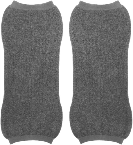 Vista 5 de Rodilleras de cachemira para hombre y mujer, calentador de piernas, de lana térmica, cálidas, para invierno, ciclismo, esquí, correr, rodilleras