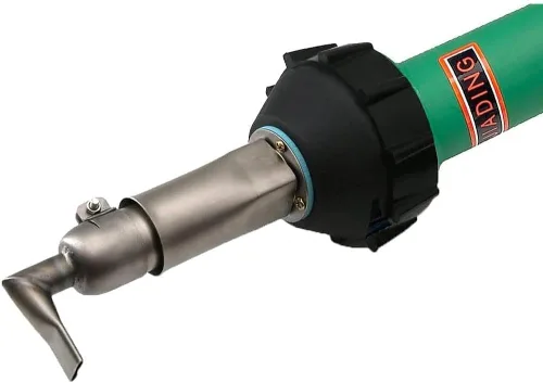 Vista 6 de Pistola de soldadura de plástico de 110 V 1600 W Pistola de calor de aire caliente Temperatura ajustable PVC TPO Kit de soldadura Accesorios
