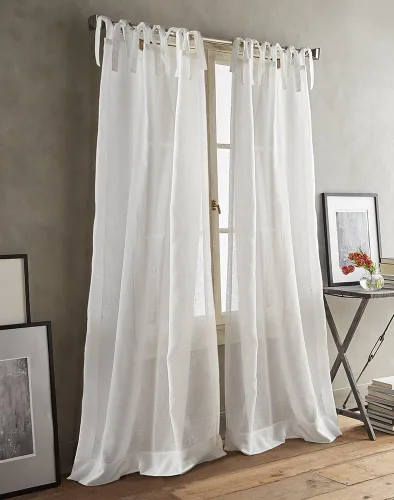 Vista 2 de DKNY Paradox - Par de paneles de cortinas transparentes para ventana