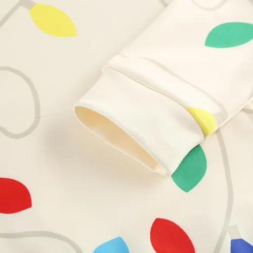 Vista 5 de Colorful House Suéter feo de Navidad con capucha para niños y niñas, sudadera de Navidad, disfraz con impresión 3D