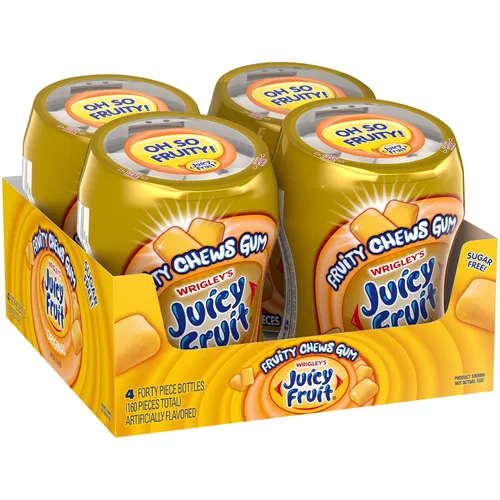 Vista 10 de Juicy Fruit Gum Goma de mascar original de burbujas, 5 unidades (paquete de 18)