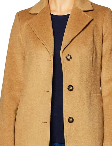 Vista 3 de Calvin Klein. - Abrigo clásico de mezcla de lana de cachemira para mujer.