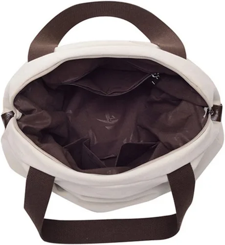 Vista 2 de ELEOPTION Bolso de hombro de la lona del estilo simple de la vendimia de las mujeres del bolso del bolso del shopper Hobo del bolso para las mujeres