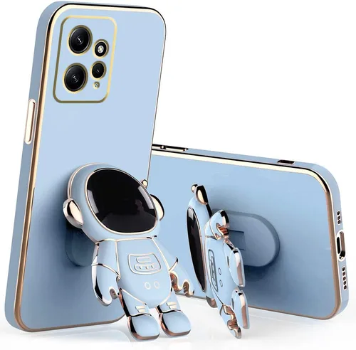 Vista 10 de Compatible con Redmi Note 15 Pro Plus Funda con soporte creativo chapado rosa, para Redmi Note 15 Pro Plus Funda de teléfono de silicona a prueba