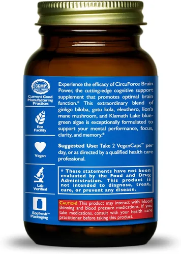 Vista 3 de HEALTHFORCE SUPERFOODS CircuForce Brain Power - 90 VeganCaps
