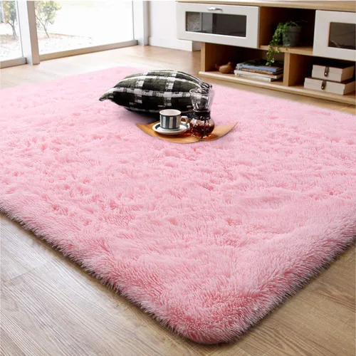 Vista 59 de Ompaa Alfombra Esponjosa, Alfombras de Área Súper Suaves y Peludas para Dormitorio y Sala de Estar - 6' x 9' Alfombra Grande de Felpa Peluda Shag