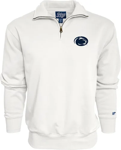 Vista 59 de Blue 84 Sudadera con cremallera de un cuarto para hombre de la NCAA