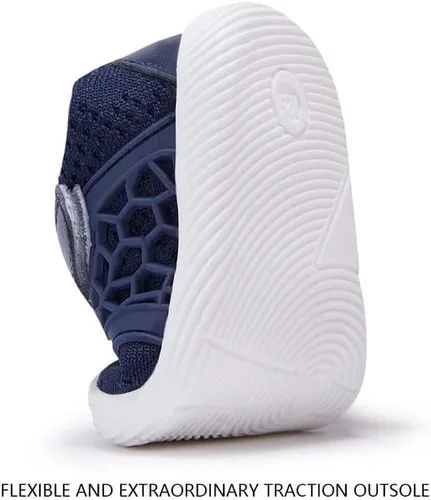Vista 3 de BMCiTYBM Zapatos para caminar de malla transpirable para bebés, niños y niñas, ligeros, antideslizantes, para primeros pasos, 6, 9, 12, 18, 24 meses