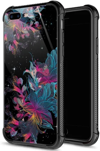 Vista 37 de ZHEGAILIAN Funda para iPhone 7/8 Plus, protección de grado militar, esquinas a prueba de golpes, funda antiarañazos para iPhone 7/8 Plus, girasol