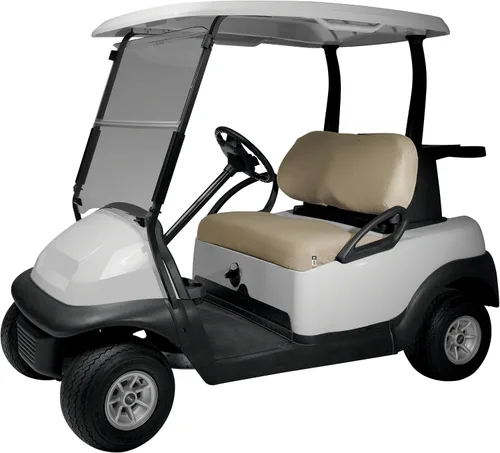Vista 8 de Classic Accessories Fairway funda para asiento de carro de golf de malla de aire, negro, L