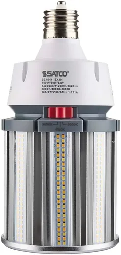 Vista 6 de Satco Lámpara LED de mazorca de maíz potable y CCT, base EX39, 1 unidad