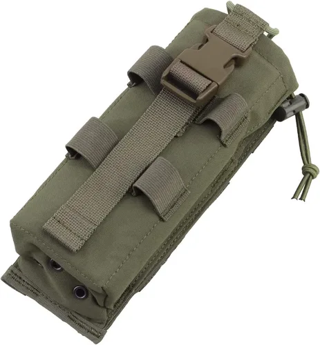 Vista 8 de Funda de radio táctica para cinturón de servicio Walkie Talkie modo de Eversión MOLLE Radio bolsa para chaleco, compatible con PRC 152 148 modelos