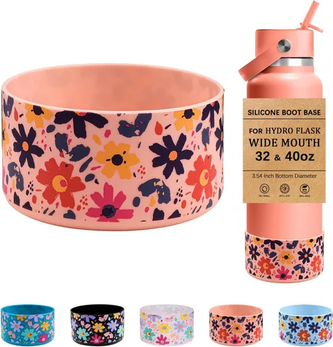 Vista 11 de HEYSKAY - Base de silicona para botella de agua Hydro Flask de boca ancha de 32 a 40 onzas