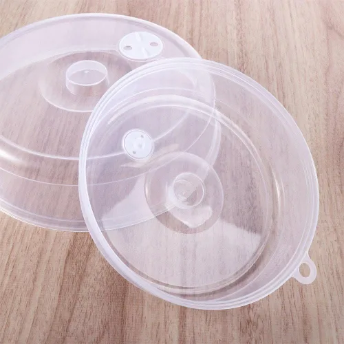 Vista 6 de generic Cubierta de plástico para alimentos para microondas con agarre, cubierta universal de sellado de PP para platos de alimentos, tapa