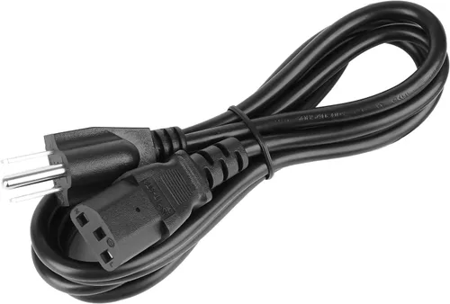 Vista 5 de Cable de alimentación compatible con Samsung Plasma TV, altavoz ION, Dynex Panasonic, Sony, Philips, Sanyo, LG, TV, 6 pies, 3 clavijas, cable