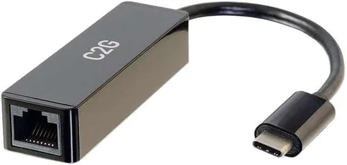 Vista 6 de C2G 29749 Adaptador USB C y adaptador Ethernet con alimentación, negro