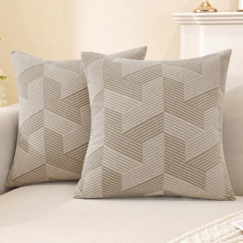 Vista 26 de JIVINER - Juego de 2 fundas elásticas para sillas de comedor, fundas geométricas de jacquard para sillas de comedor, fundas lavables para sillas
