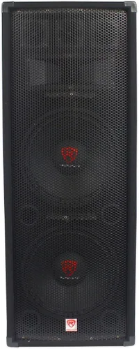 Vista 5 de Rockville RSG8 - Altavoz PA pasivo DJ/Pro de 2 vías y 8 ohmios de 300 W, montaje en poste, woofer de 8" + tweeters duales de 3", SpeakON y entradas