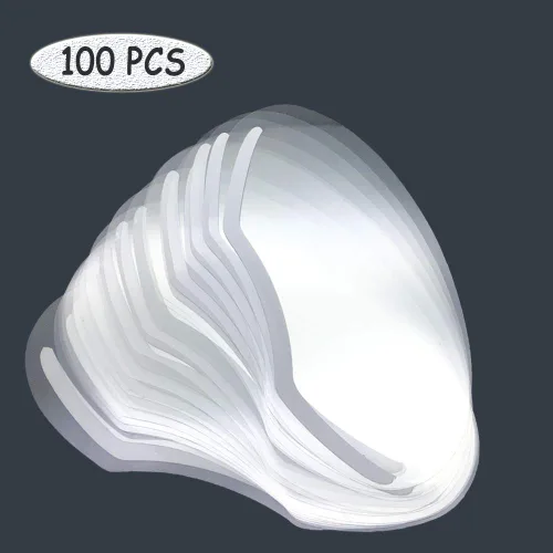 Vista 7 de Protector facial desechable transparente, para ducha, corte de pelo, laca y extensiones de pestañas, para cirugía de párpados y cejas, cuidado
