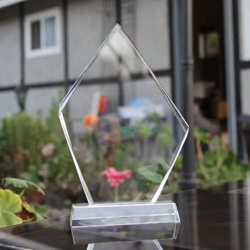 Vista 5 de Premio personalizado de cristal para empleados, apreciación de la jubilación, regalo único de jubilación para gerente, personal, premio