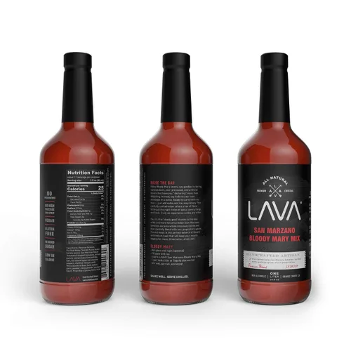 Vista 2 de LAVA LAVA Craft Cocktail Co - Mezclador de cóctel artesanal de San Marzano y mezcla de margarita jalapeño picante prémium de LAVA Craft Cocktail