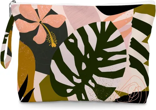 Vista 13 de Fokongna Bolsa húmeda de hojas de palma Bolsa de viaje en seco y húmedo Bolsa de playa Bolsa de pañales Bolsa húmeda para traje de baño Bolsa