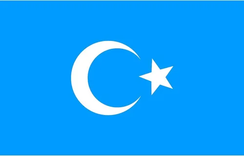 Vista 2 de CafePress Uyghur - Adhesivo rectangular para parachoques
