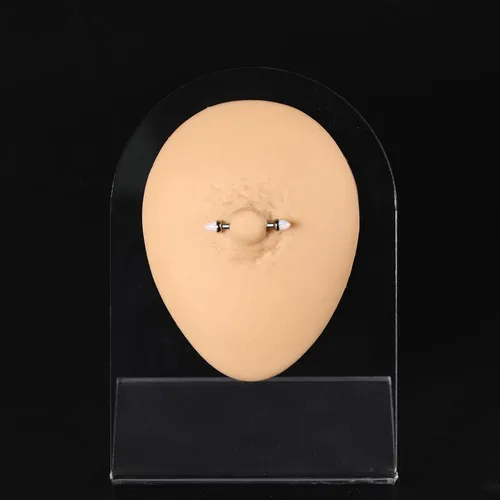 Vista 4 de GAGABODY Par de anillos para pezón G23 de titanio con rosca interna, 0.472in a 0.709in, barra recta para pezón para mujeres y hombres, joyería