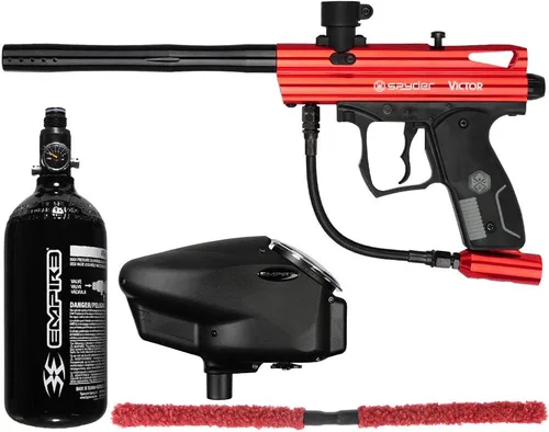 Vista 10 de Action Village Kit de pistola de paintball Kingman Spyder Victor Core