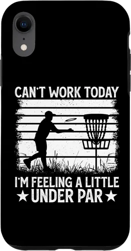 Vista 8 de iPhone X/XS Can't Work Today I'm Feeling A Little Under Par - Disc Golf Case