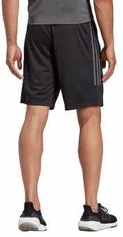 Vista 2 de adidas Pantalón corto de 3 rayas para hombre con bolsillos laterales con cremallera