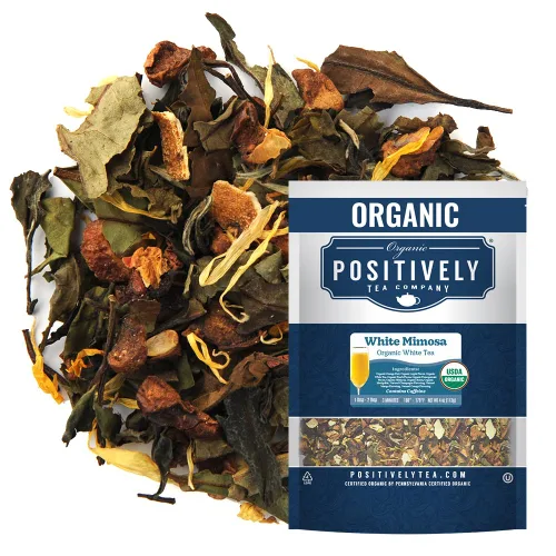 Vista 85 de Bolsas de hojas sueltas para té. Orgánicas por USDA. Positively Tea LLC.