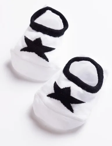 Vista 4 de 6 pares de calcetines de algodón de moda para niños y niñas