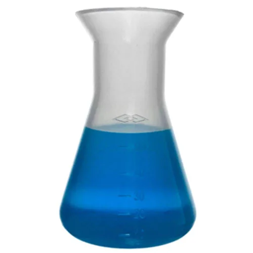 Vista 2 de Juego de frasco Erlenmeyer de plástico, 5 tamaños, 50, 100, 250, 500 y 33.8 fl oz, Karter Scientific 230D9